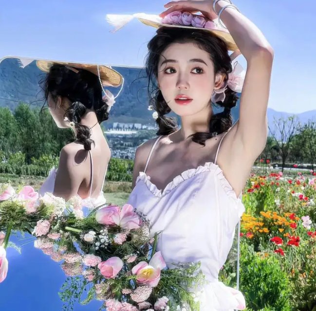 栅栏外